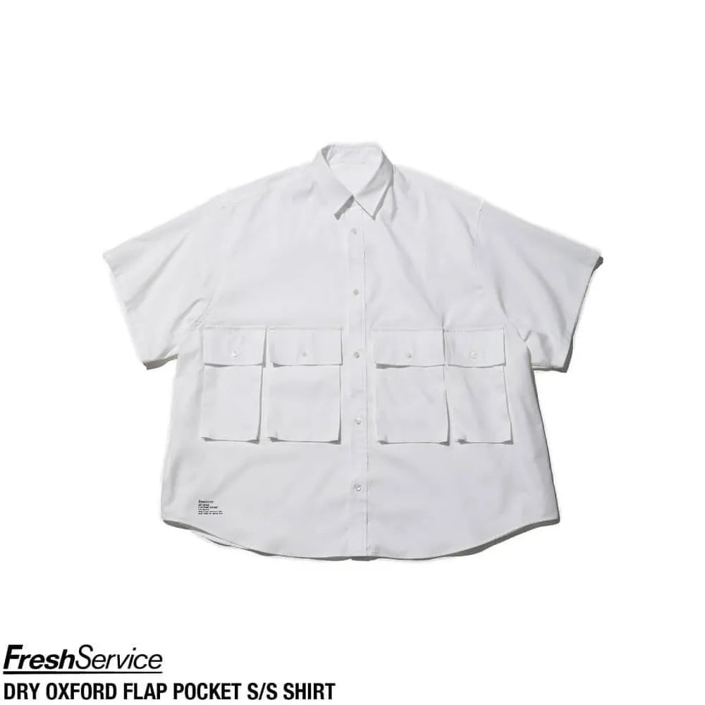 FreshService / DRY OXFORD FLAP POCKET S/S SHIRT