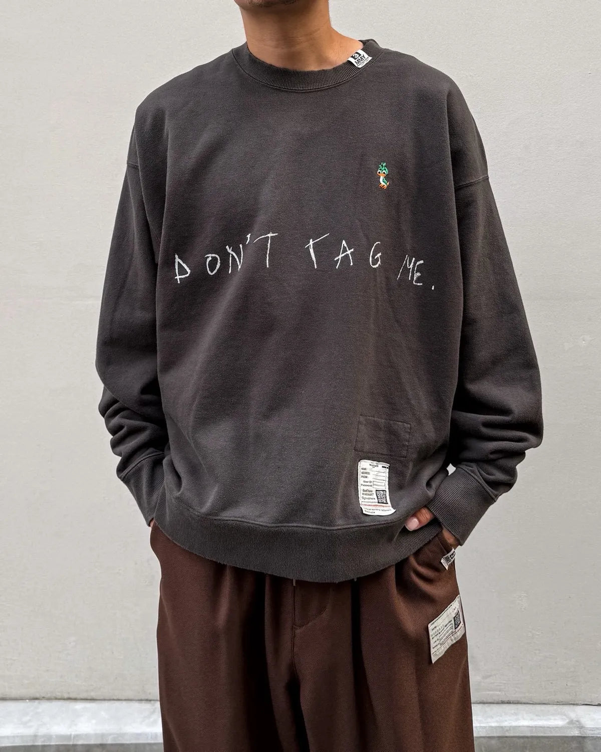 Maison MIHARA YASUHIRO / Don't Tag Me. Sweatshirt (J17PO772)