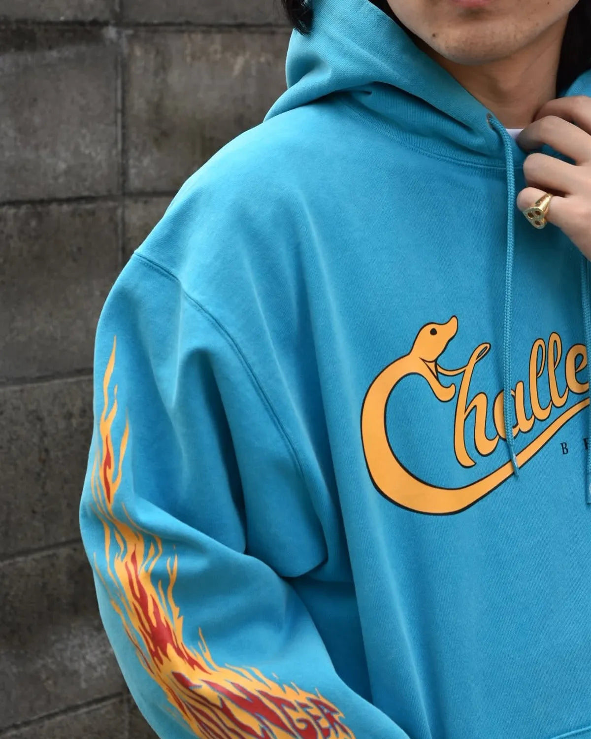 CHALLENGER / SNAKING LOGO HOODIE (CLG-SW 025-013)