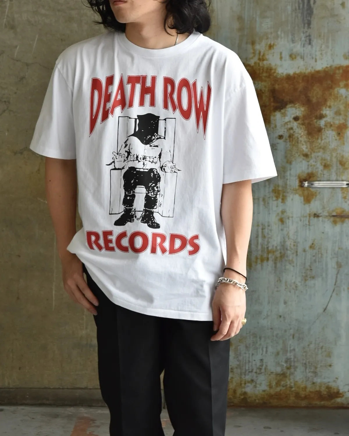 WACKO MARIA × DEATH ROW RECORDS / WASHED HEAVY WEIGHT T-SHIRT (DEATHROW-WM-WT01)