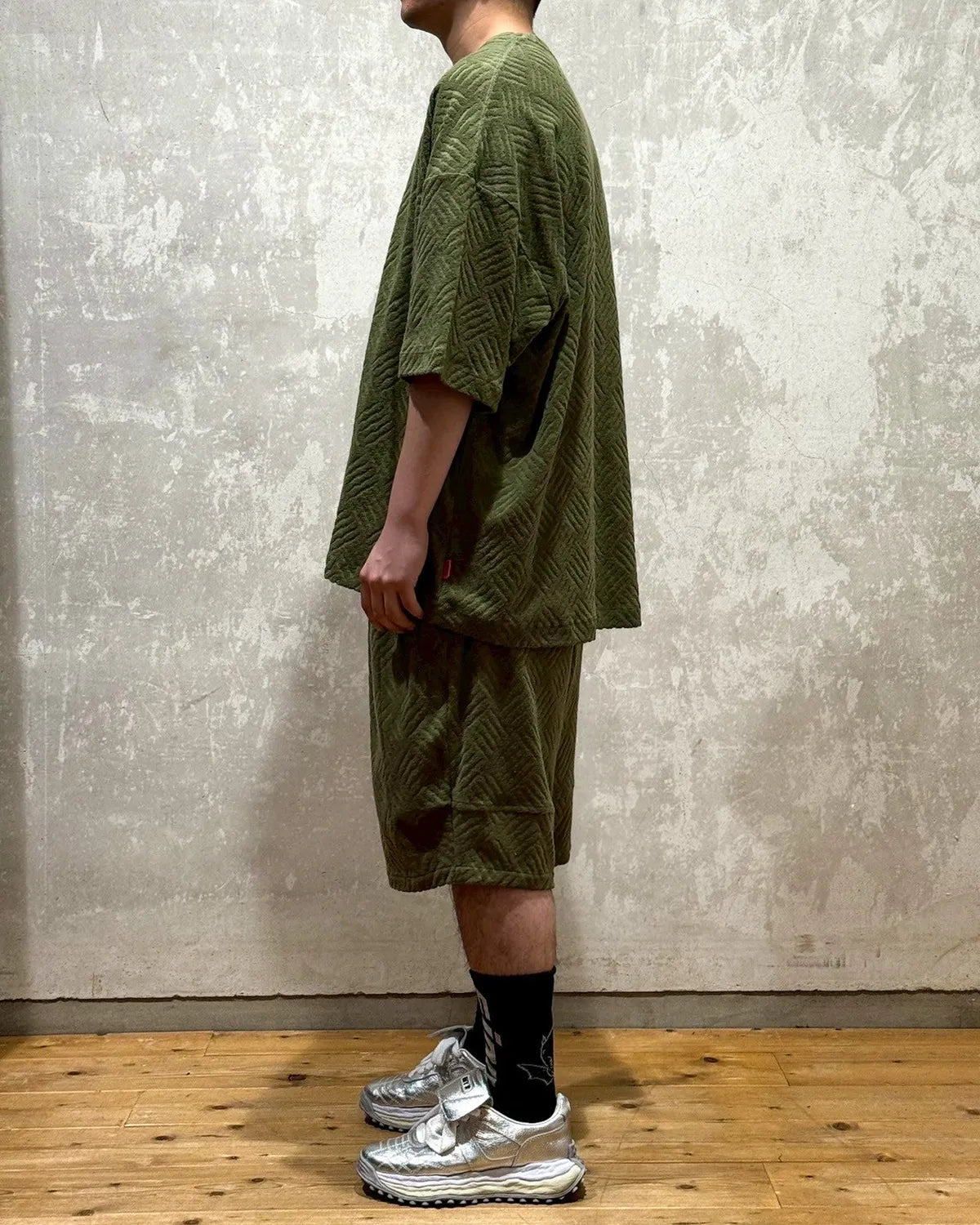 TIGHTBOOTH / CHECKER PLATE BIG SHORTS (00009088)