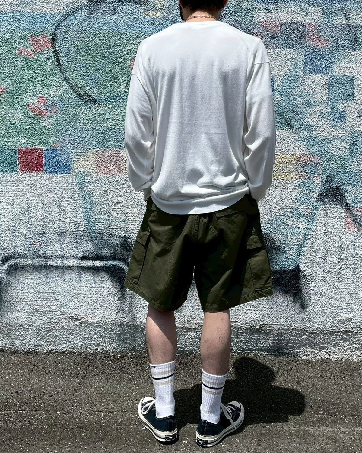 SEQUEL / CARGO SHORTS(TYPE-CS) OLIVE (SQ-25SS-SP-02)