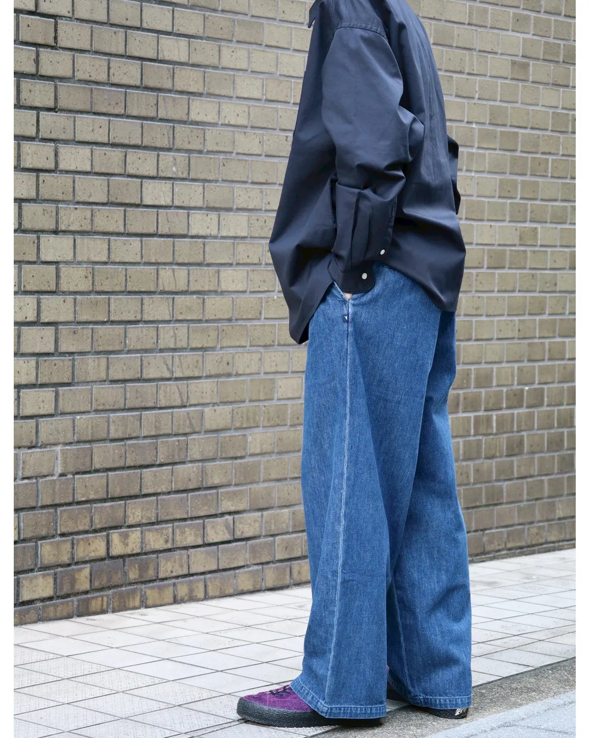 DESCENDANT / VOIL PULLOVER LS SHIRT (252CPDS-SHM03)