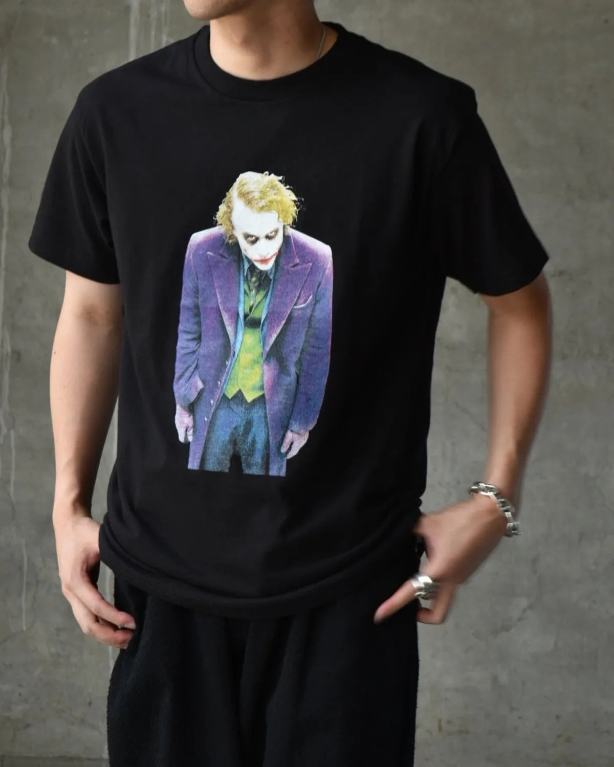 ワコマリア× DARK KNIGHT TRILOGY ジョーカーTee 黒/XL WACKO MARIA x THE DARK KNIGHT TRILOGY ワコマリア ザ ダーク