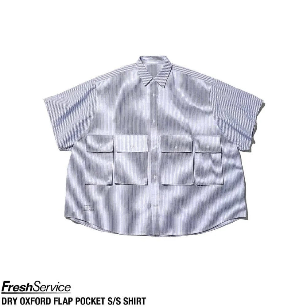 FreshService / DRY OXFORD FLAP POCKET S/S SHIRT