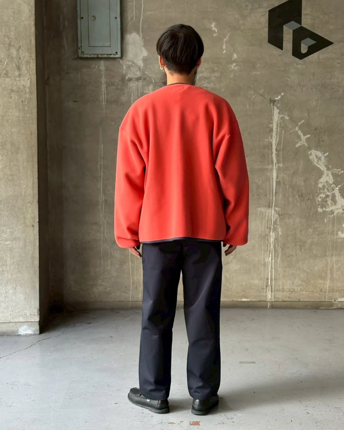 DESCENDANT / KNOT FLEECE CARDIGAN (252ATDS-CSM29)