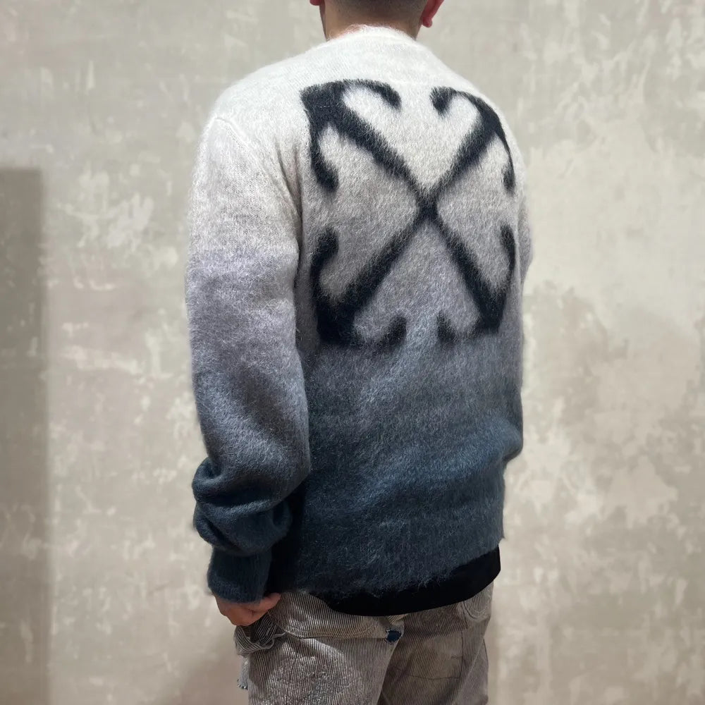 Off-White™ / MOHAIR ARROW GRAD KNIT CREWNECK (OMHF24-RTW0315)