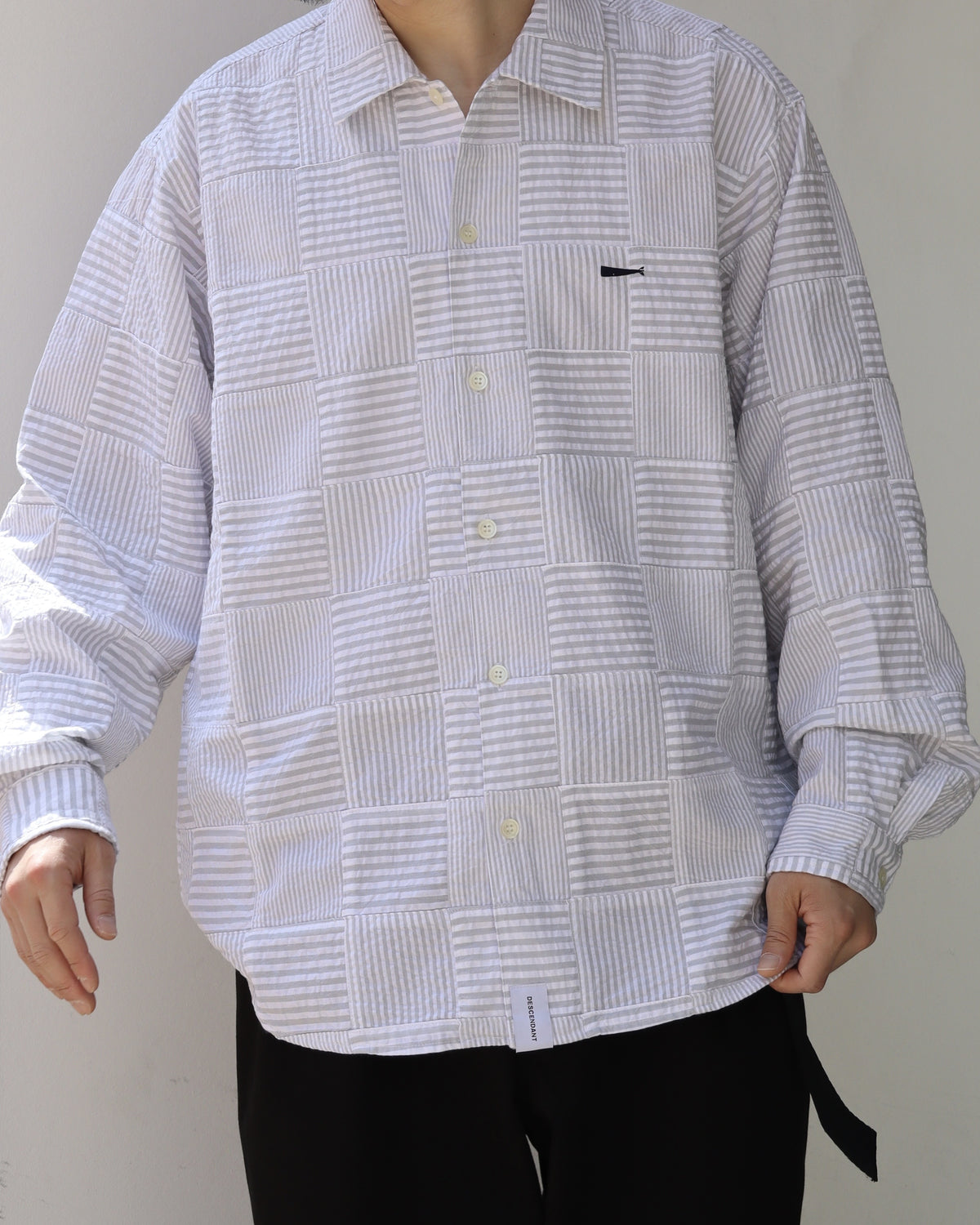 DESCENDANT (ディセンダント) / MILPITAS PATCHWORK LS SHIRT | 公式