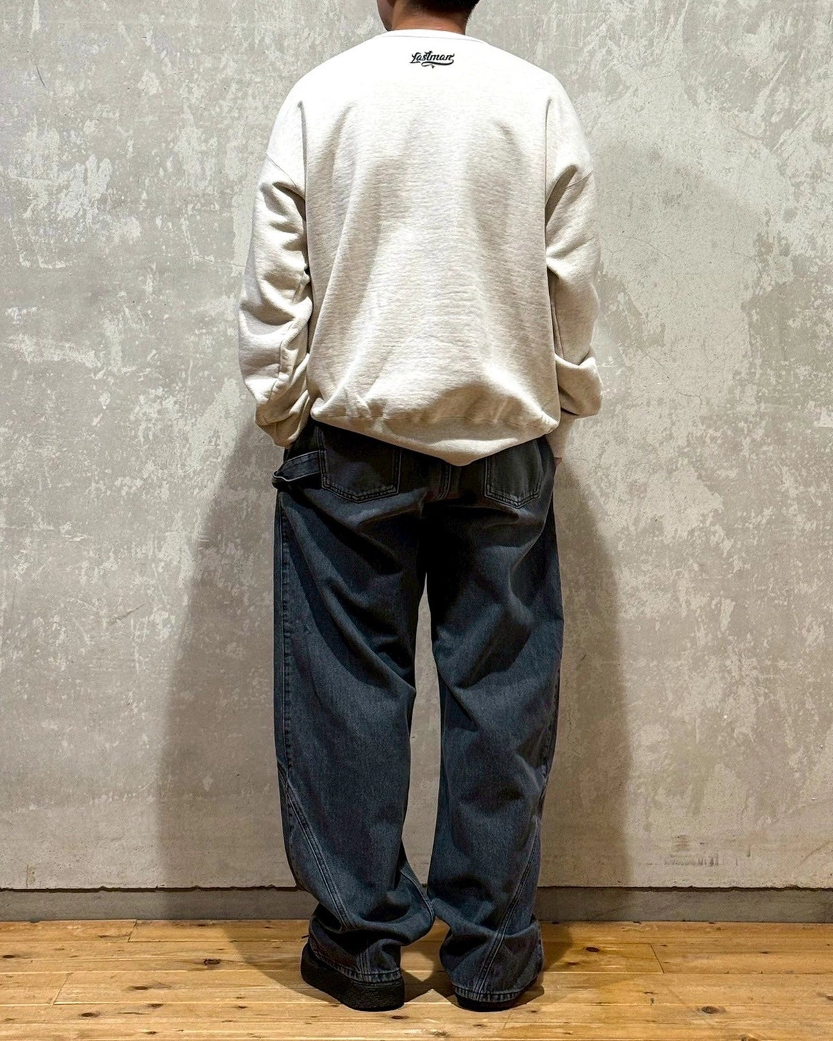 LASTMAN / PRINTED CREW NECK "EASY RIDER" (252LM-CT15)