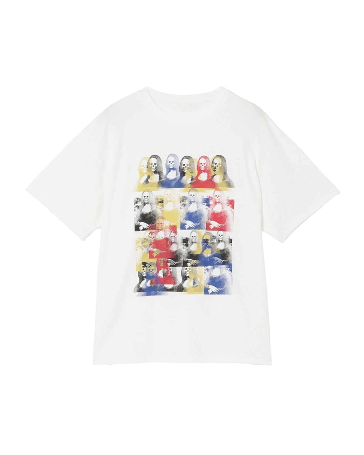 美品 ルシアンペラフィネ スカル Tシャツ 白 S lucien pellat ルシアン 