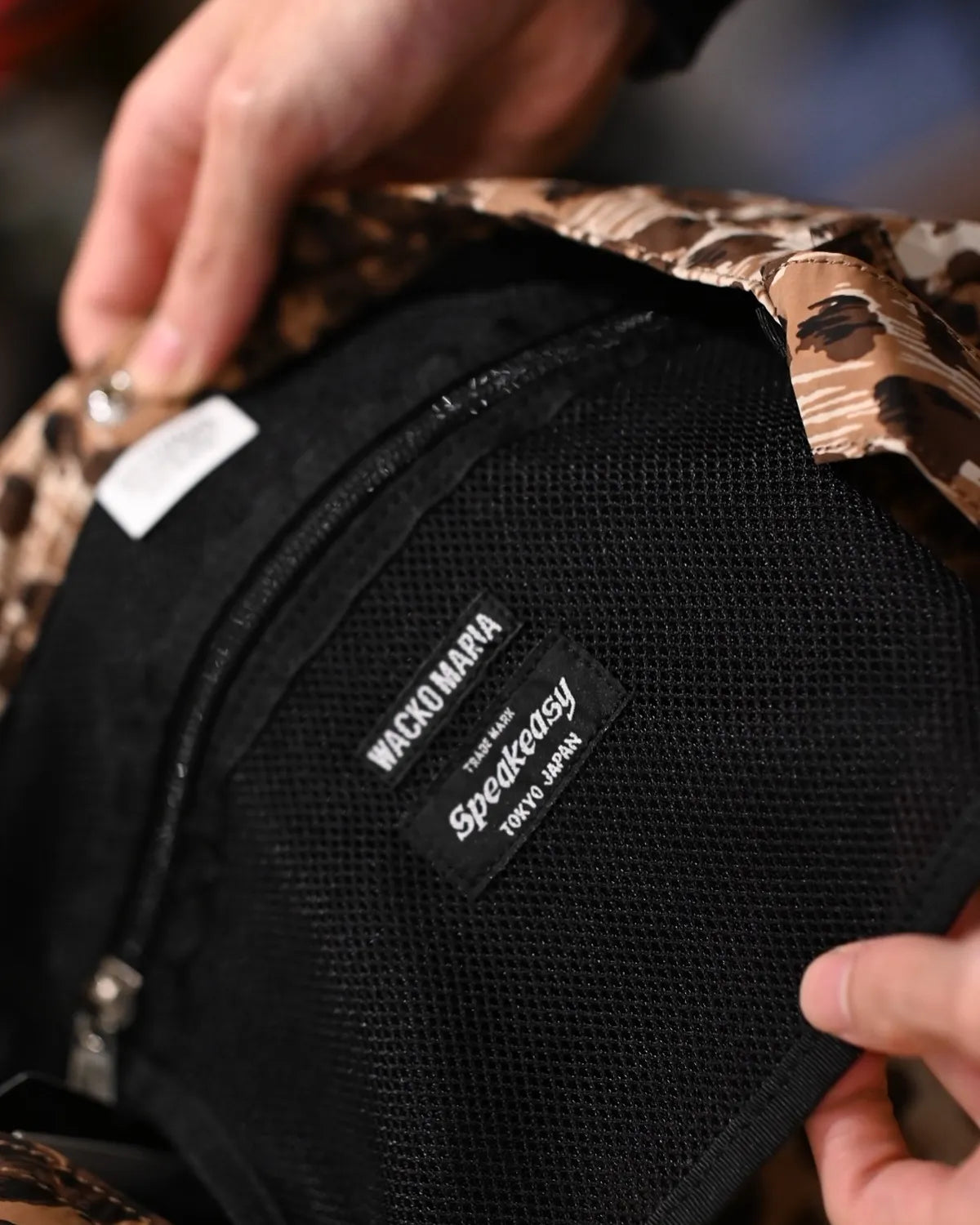 WACKO MARIA × SPEAK EASY / LEOPARD SHOULDER BAG (25FW-WMA-BG11)