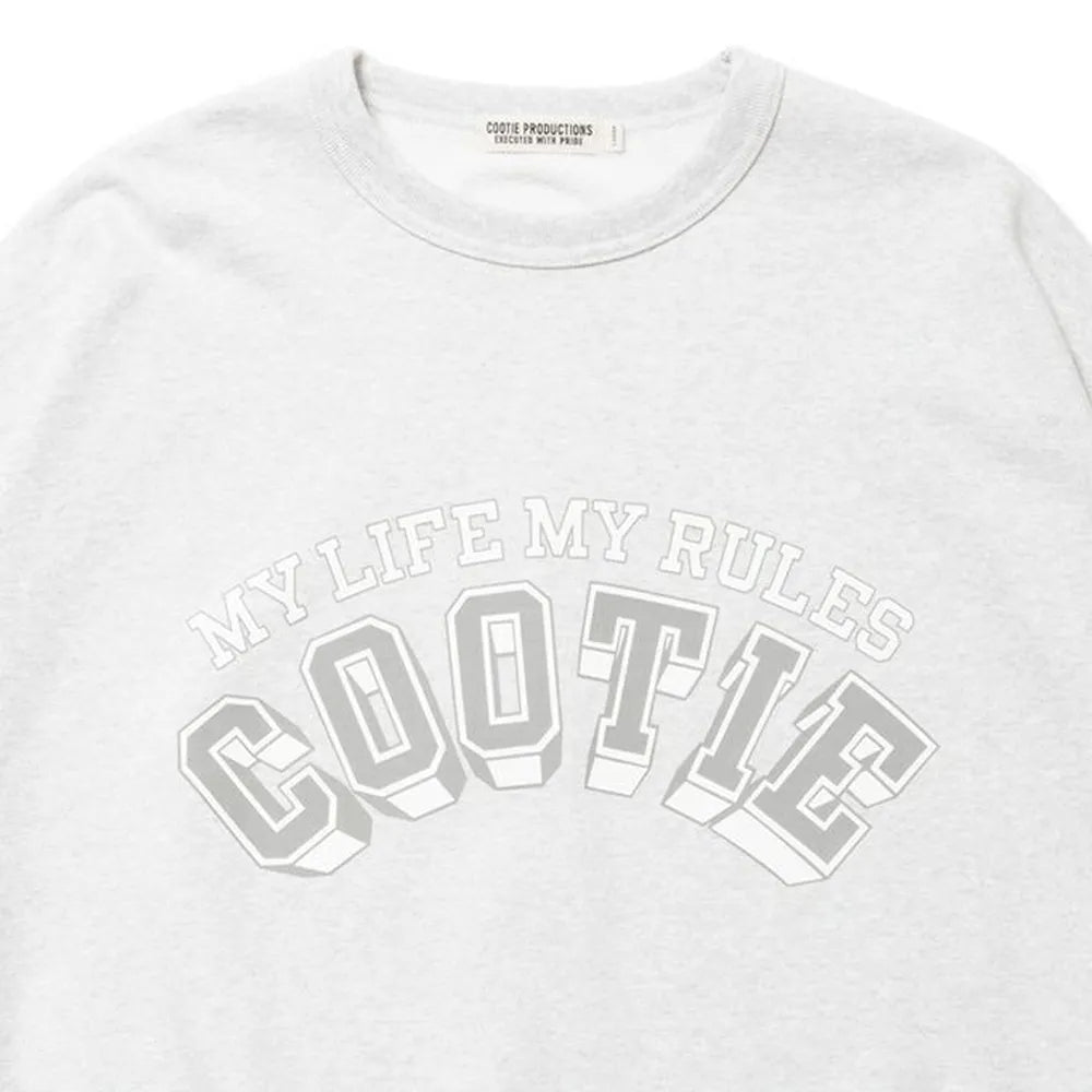 COOTIE PRODUCTIONS® / Open End Yarn Print Sweat Crew