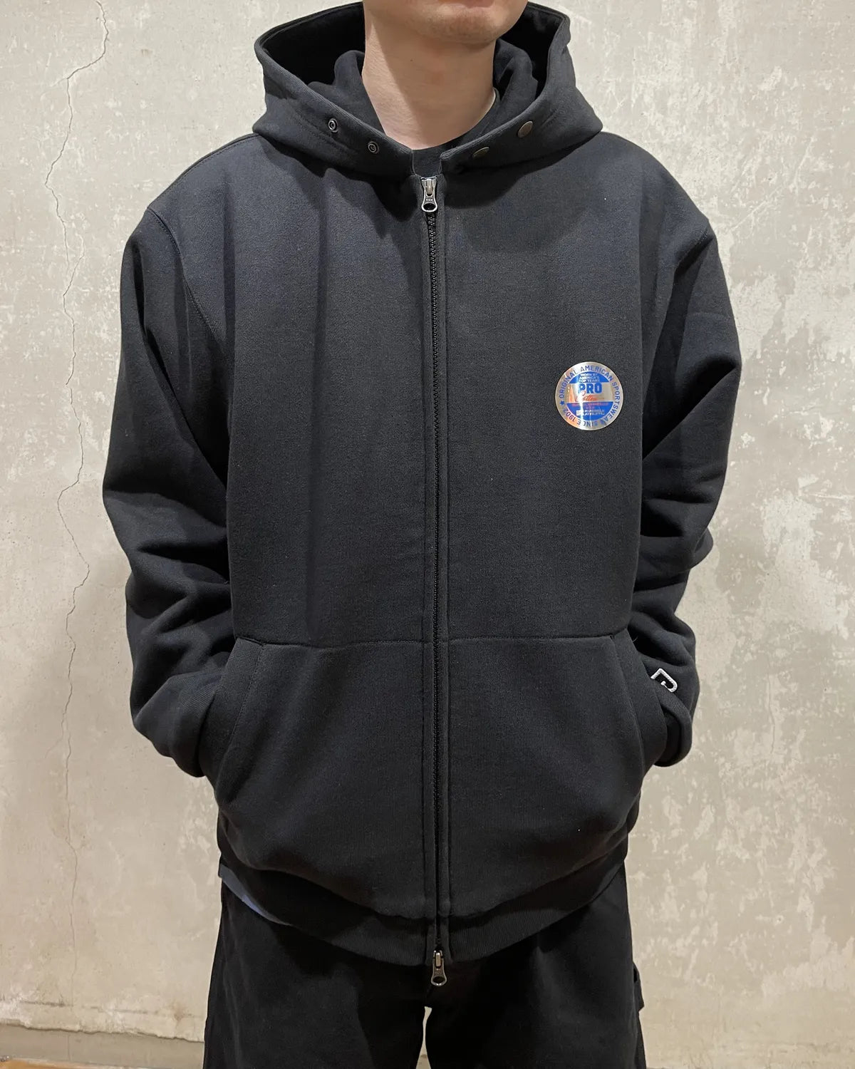 RUSSELL ATHLETIC × BerBerJin / Pro Cotton™ Double Face Zip Hoodie (111261-055)
