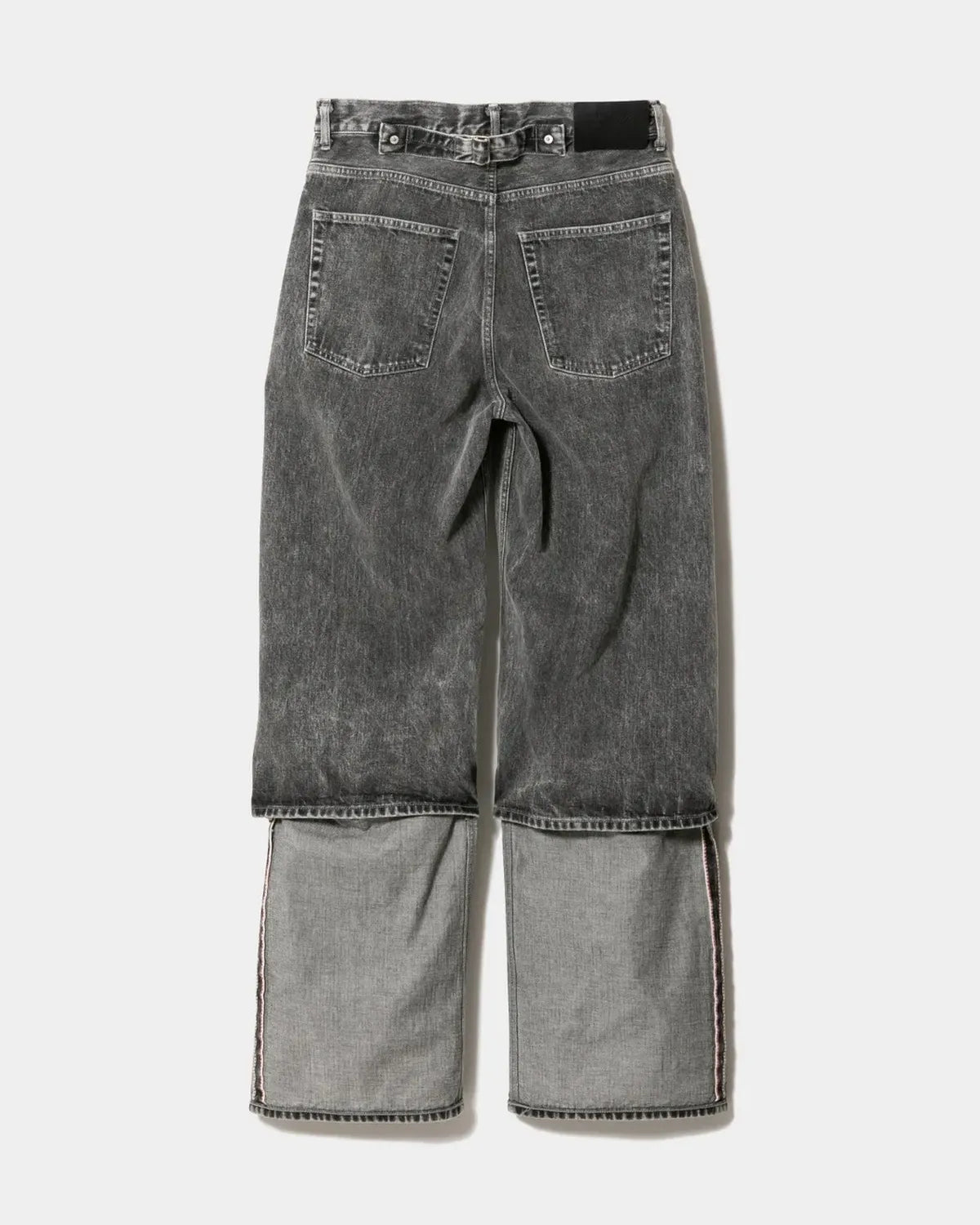 beautiful people / selvedfe denim flip hem pants -Women's- (1545105034)