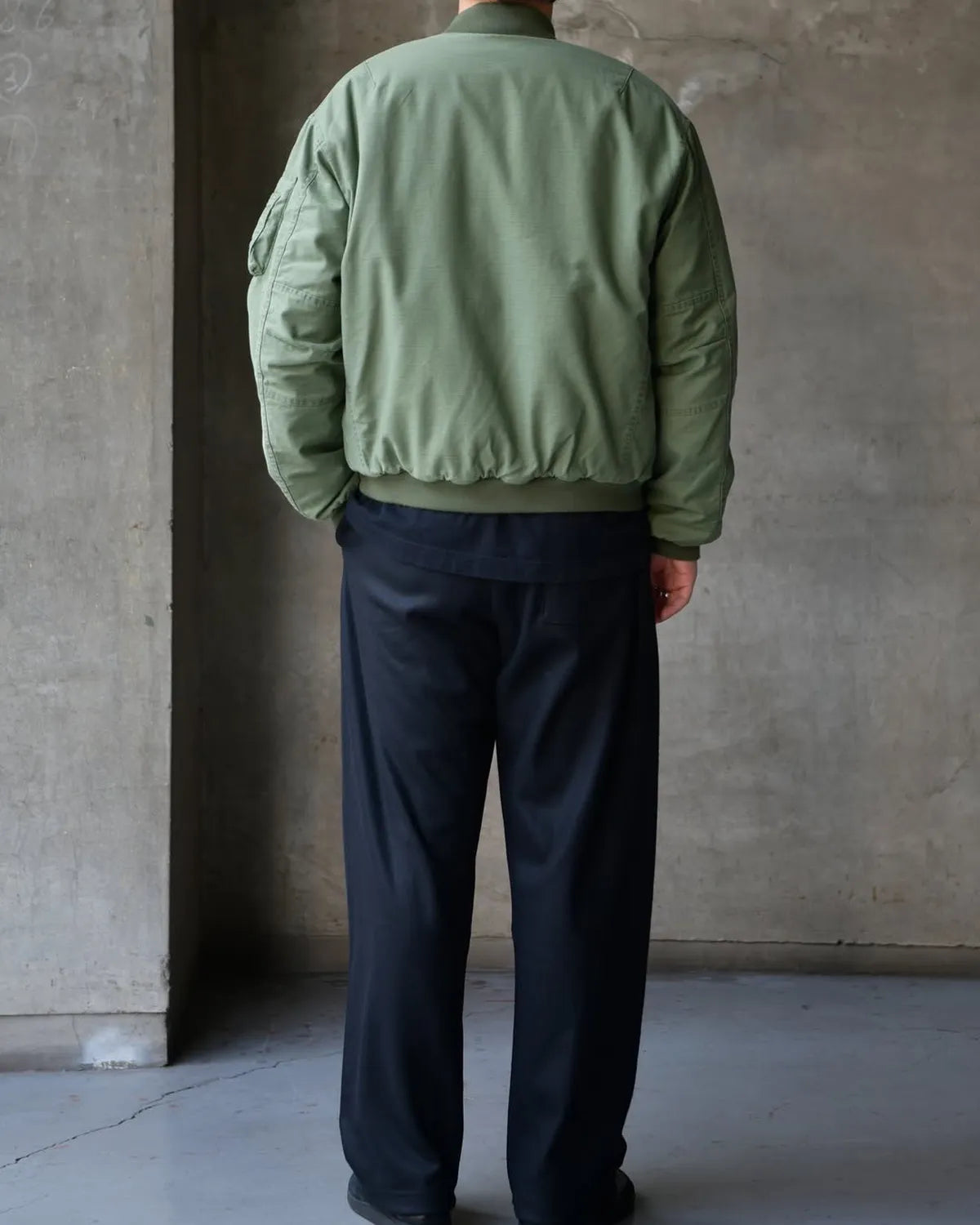 NONNATIVE / TROOPER PUFF BLOUSON COTTON BACKSATIN PIGMENT DYE WITH WINDSTOPPER® (NN-JU4702)