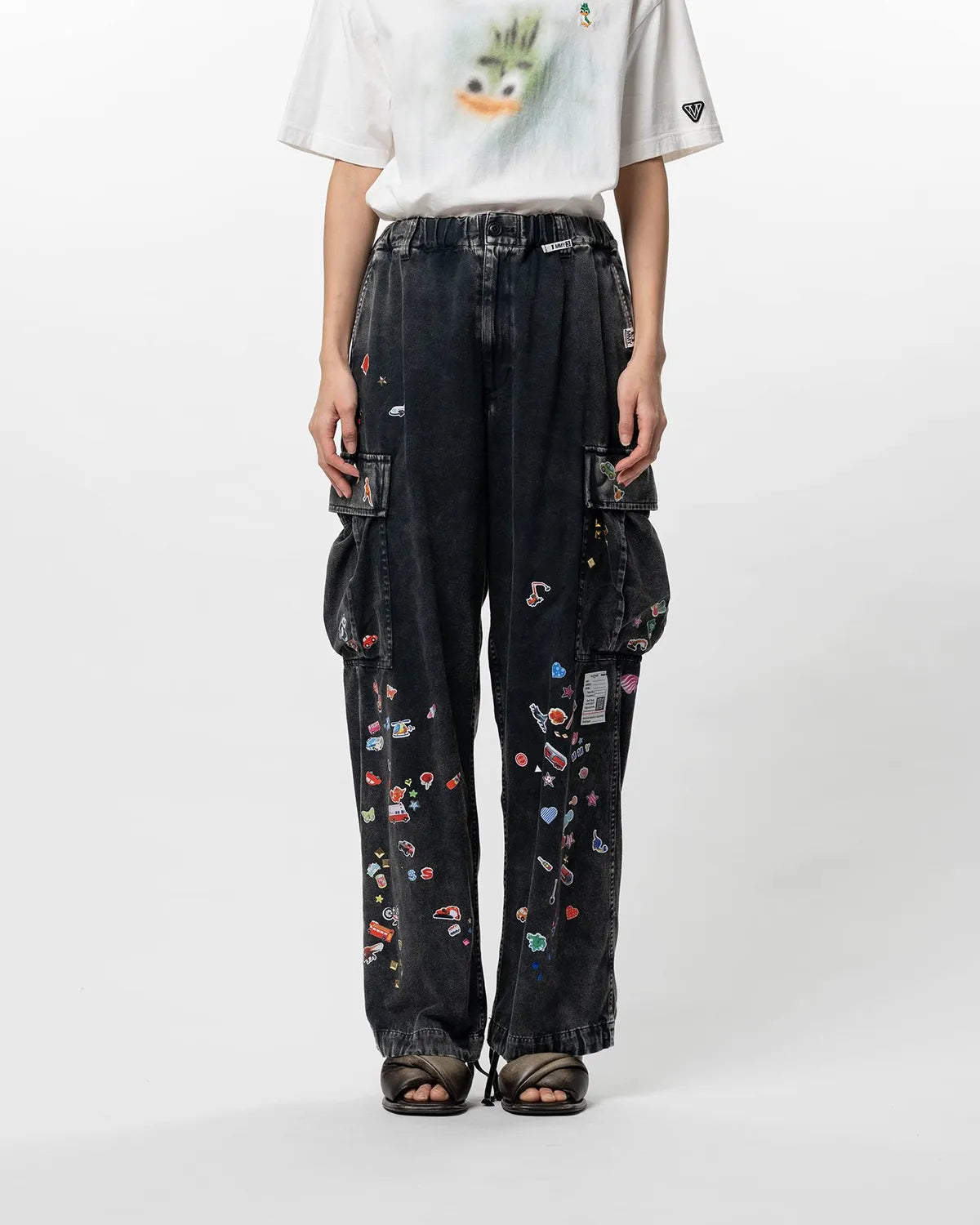 Maison MIHARA YASUHIRO / Kids Sticker Printed Military Pants -Women's- (K16PT351)