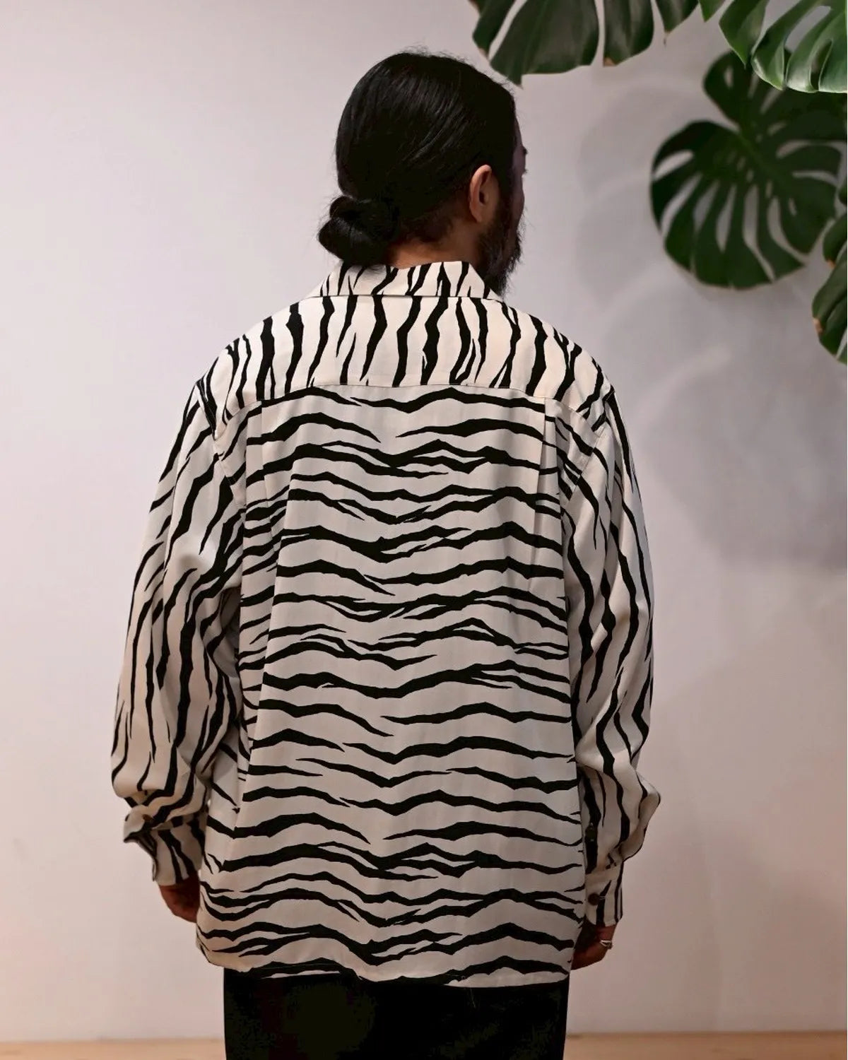 WACKO MARIA  / TIGER OPEN COLLAR SHIRT -TYPE-2- (25FW-WMS-HI02)