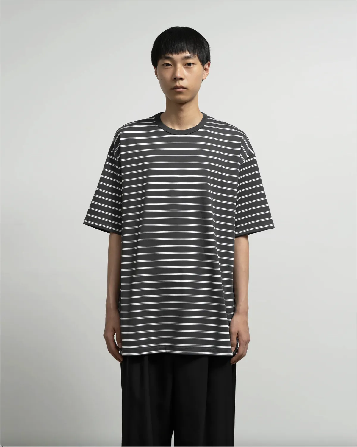 Graphpaper / Tri Spun Border S/S Tee (GU263-70140B)