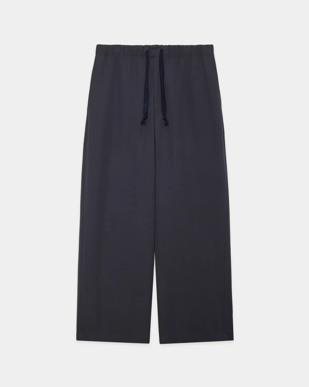 marka / 2/60 Washer Wool Gabardine Wide Cylinder Fit Easy Pants (M25D01PT02C)
