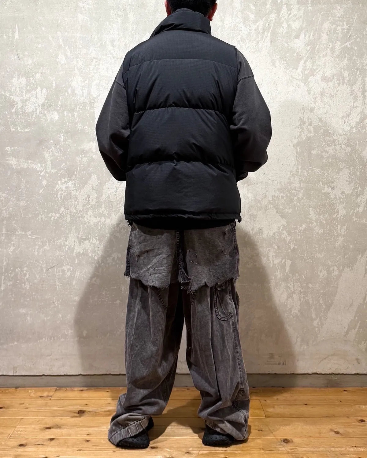 FACETASM / FLOWING DOWN VEST (JOO-VE-M01)