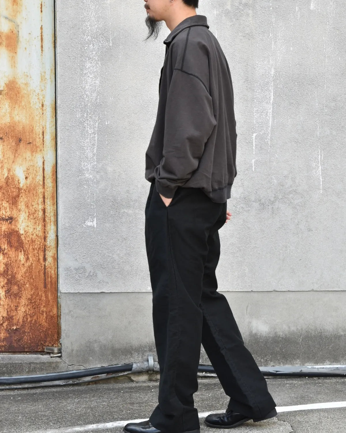 concause / HALF ZIP SWEAT (2502004)