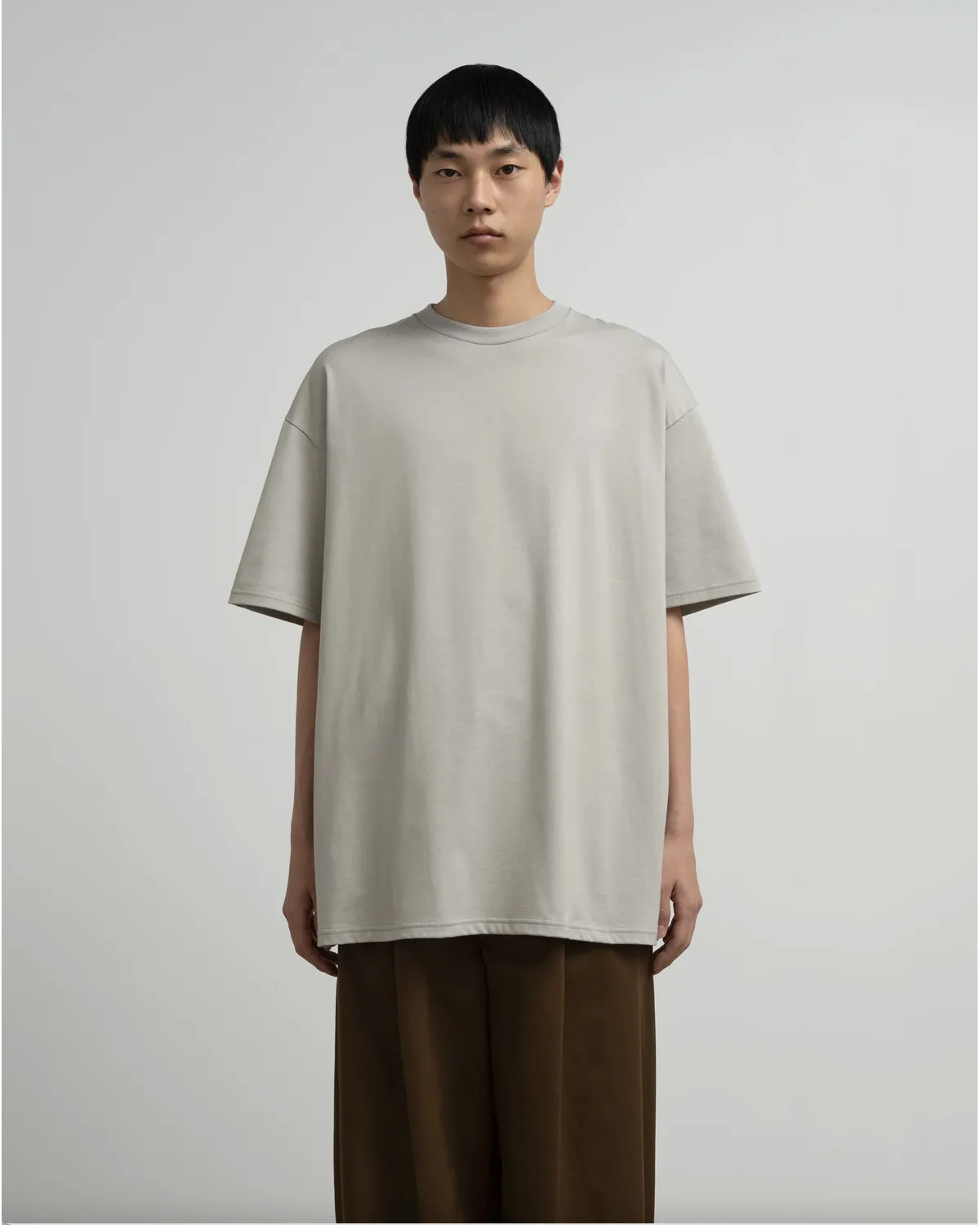 Graphpaper / Tri Spun Cotton S/S Oversized Tee (GM263-70359)