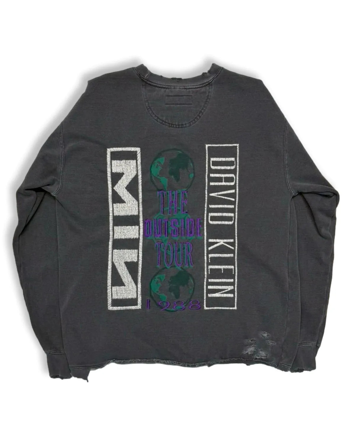 MINUS / Bootleg DIY Crew Sweat With Damaged(OUTSIDE TOUR)