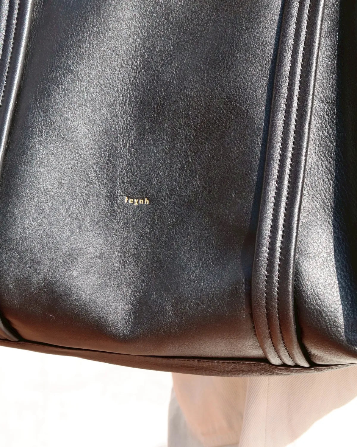 texnh / BLOCK ZIP TOTE (B14-00421-L)