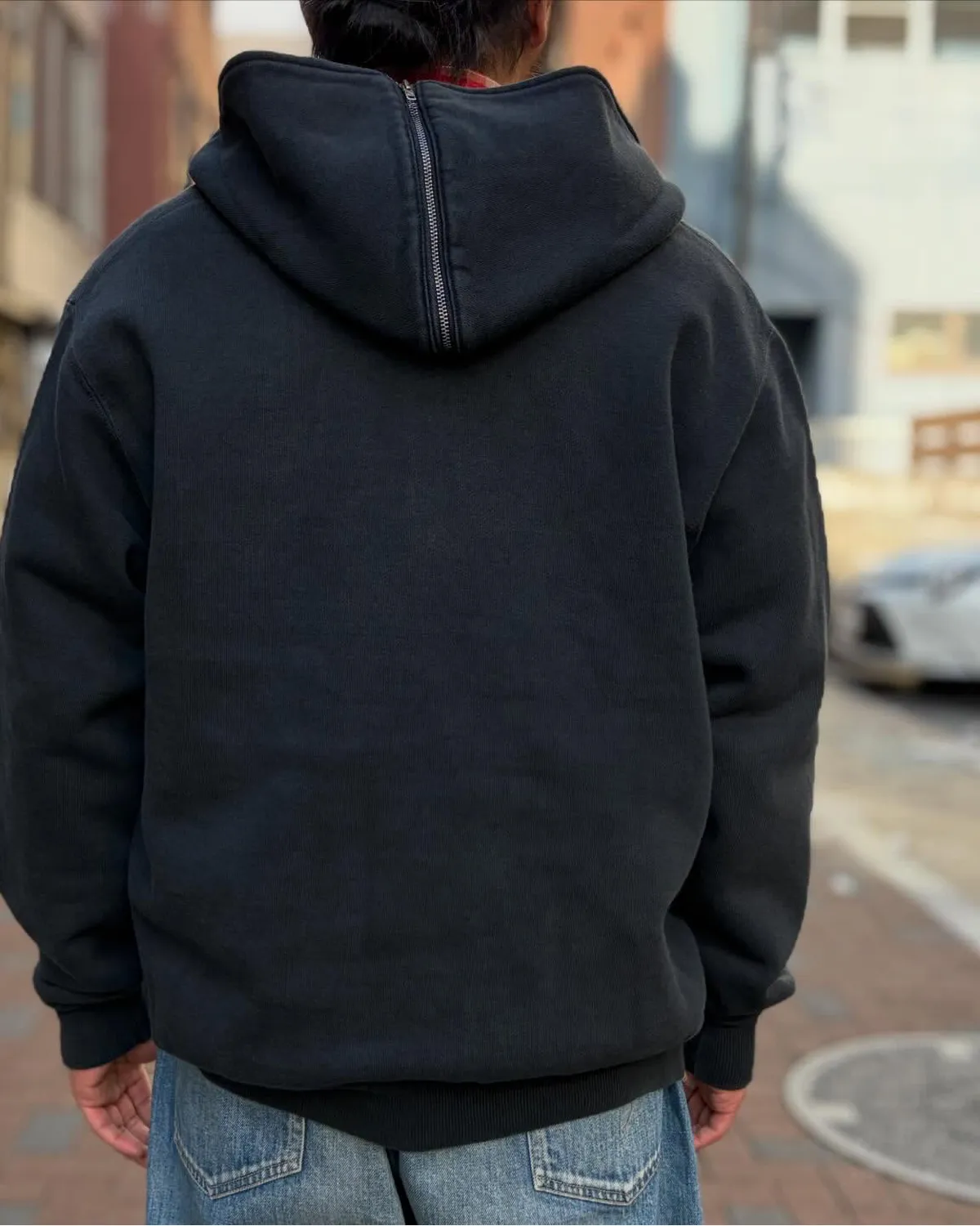 A.PRESSE / Vintage Sailor Hood Half Zip Sweatshirt (26SAP-05-13)