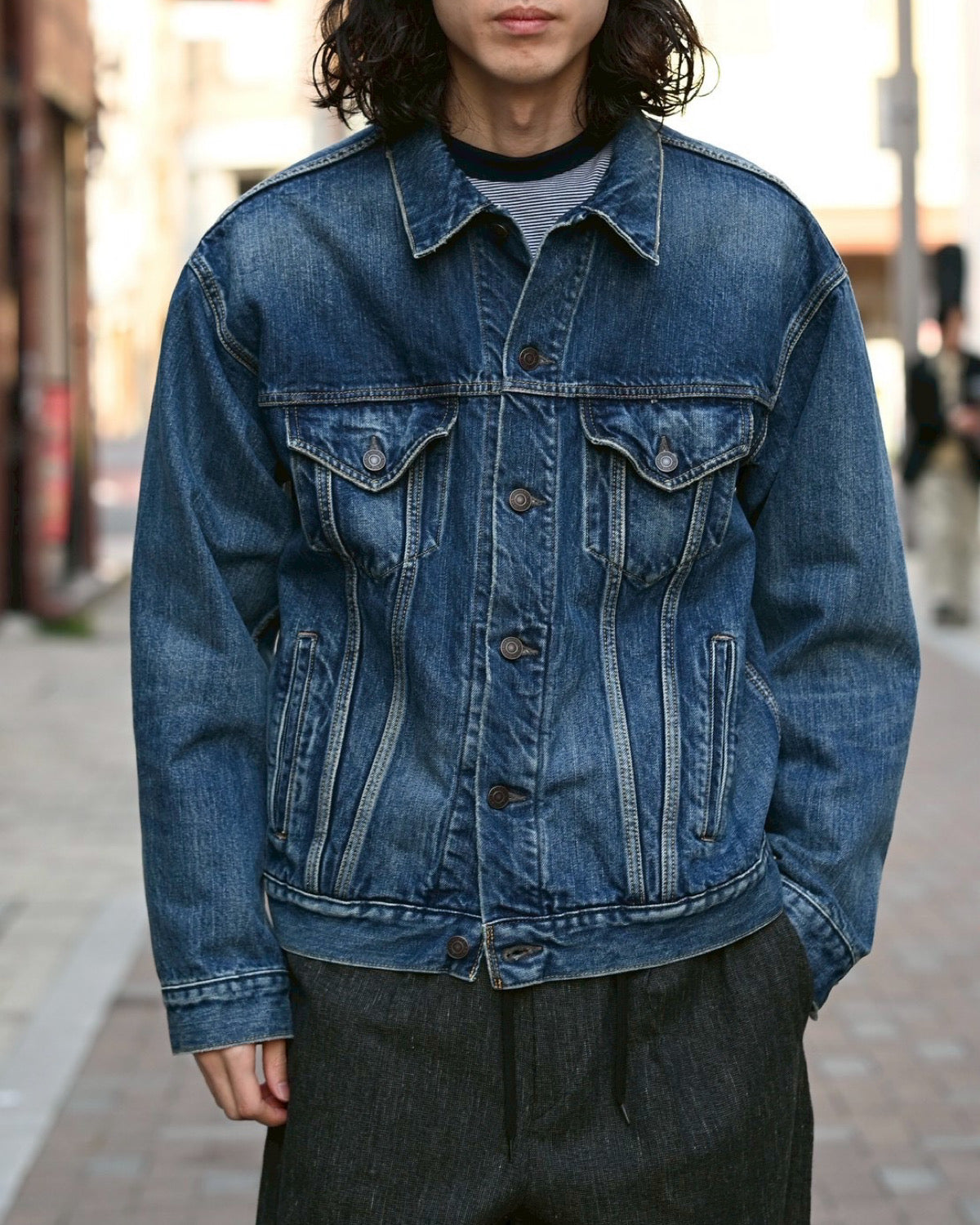 CIOTA / 4ポケットデニムジャケット (JKLM-306-PIMDBL-D)