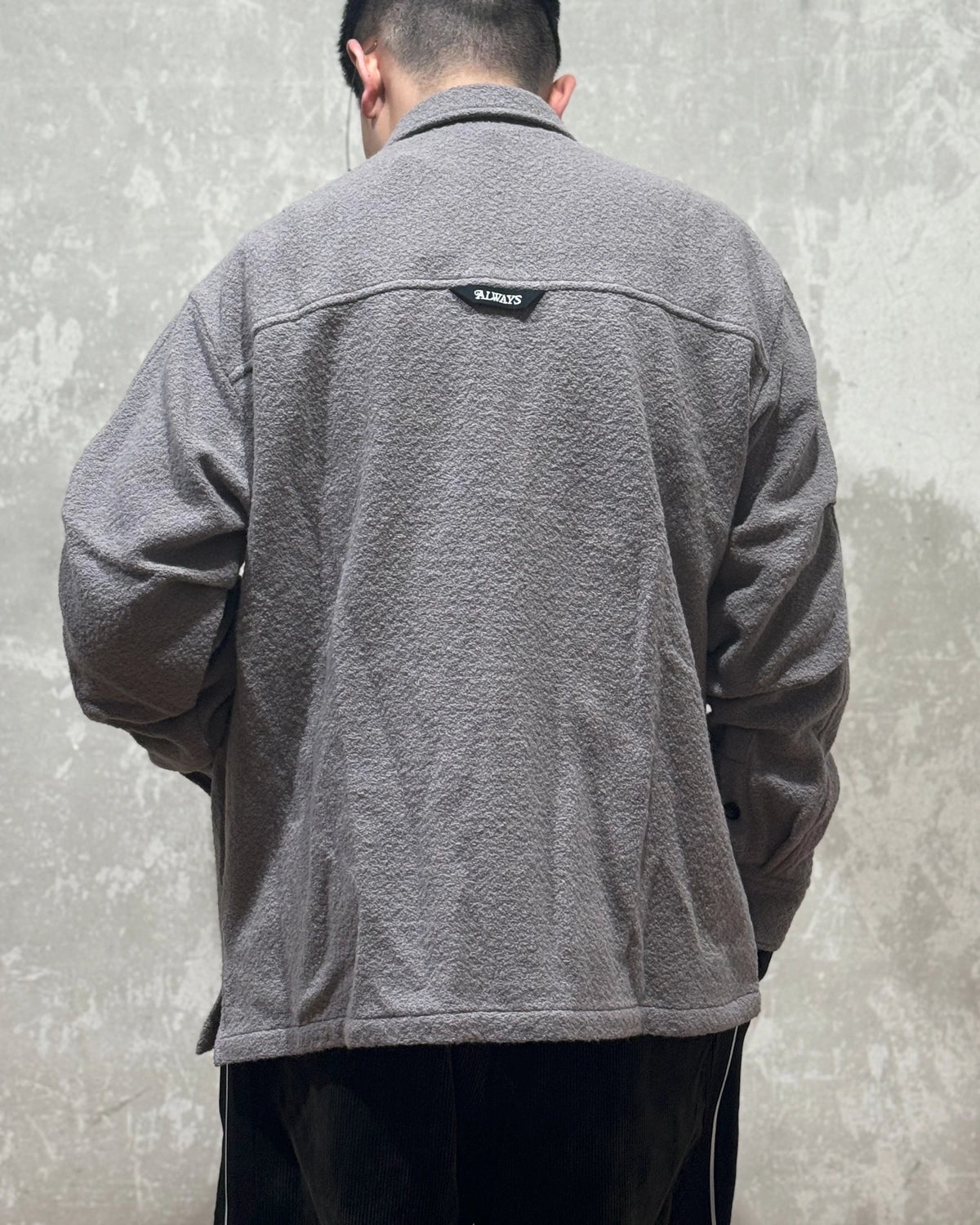 ALWAYS OUT OF STOCK / TWEED-LIKE UTILITY JACKET (HA-025202108)