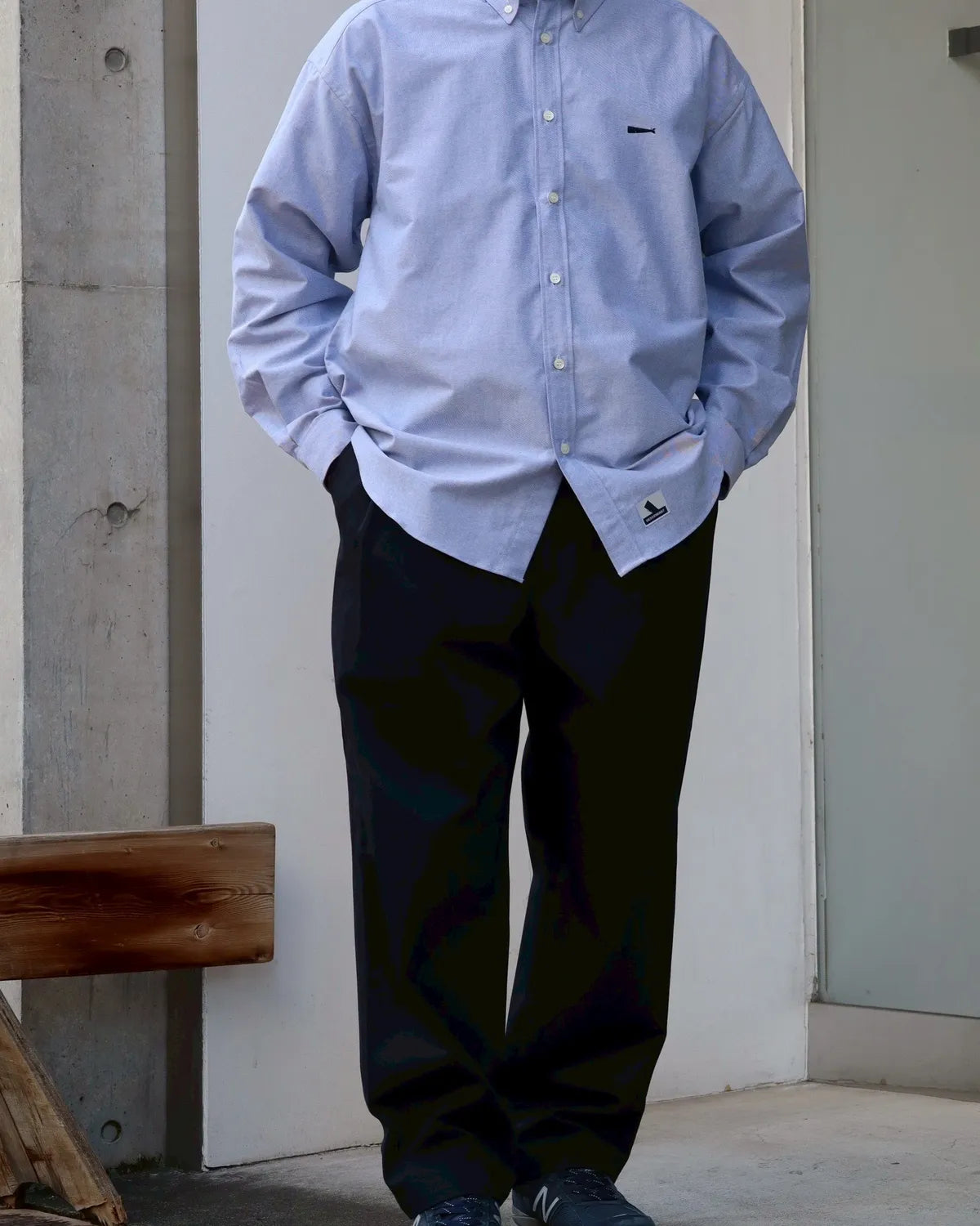 DESCENDANT / KENNEDY'S OXFORD LS SHIRT (252CPDS-SHM01)