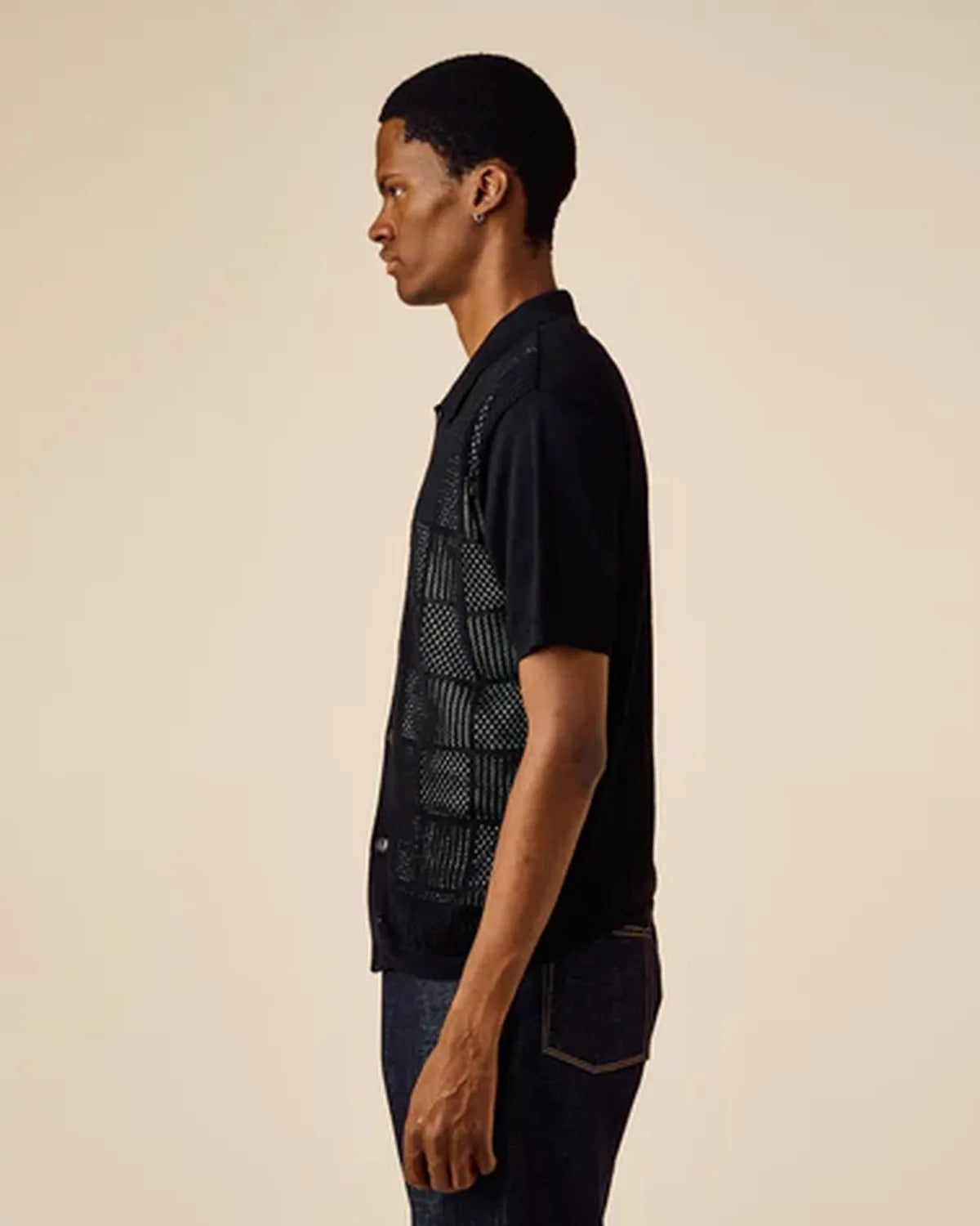 BEDWIN & THE HEARTBREAKERS / SHORT SLEEVE MESH SHIRT "BURGESS" (26SB3197)