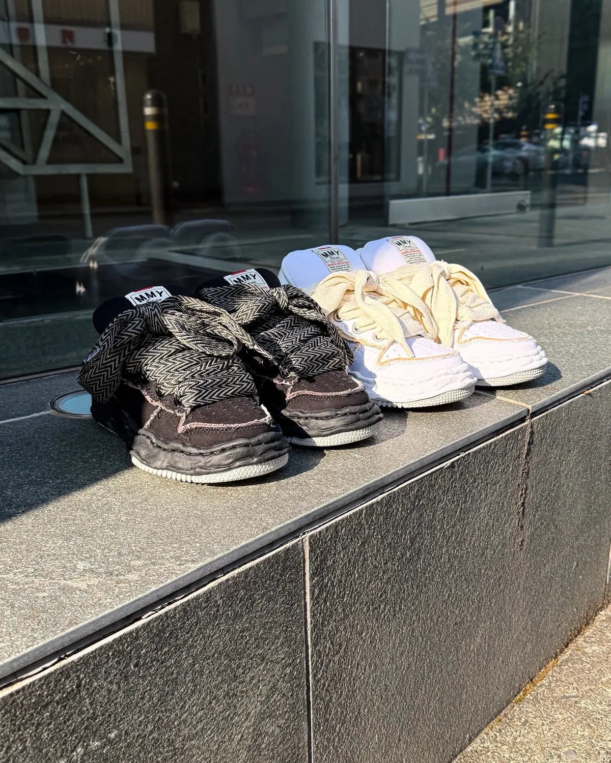 Maison MIHARA YASUHIRO / WAYNE PUFFER PATTERN SNEAKERS (A17FW730)