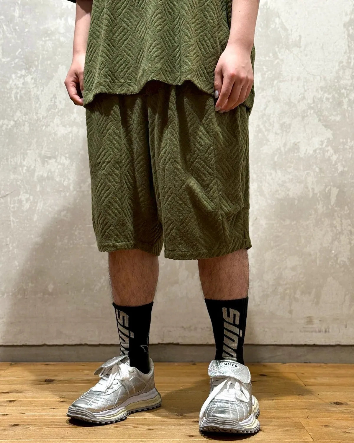 TIGHTBOOTH / CHECKER PLATE BIG SHORTS (00009088)