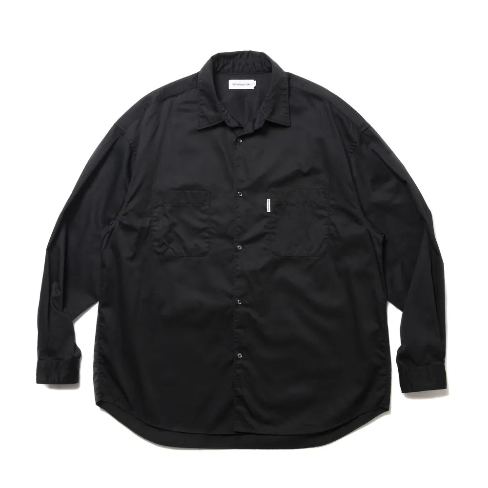 COOTIE PRODUCTIONS® / Cotton Satin L/S Shirt (CTE-24A406)