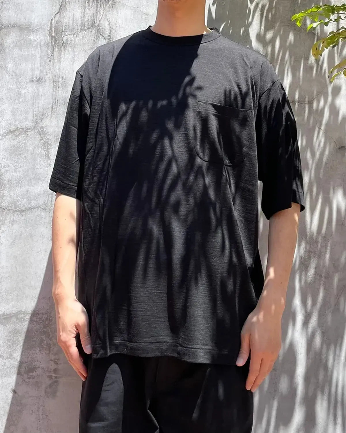 COMOLI / サマーウール 半袖Tシャツ (B01-05016)