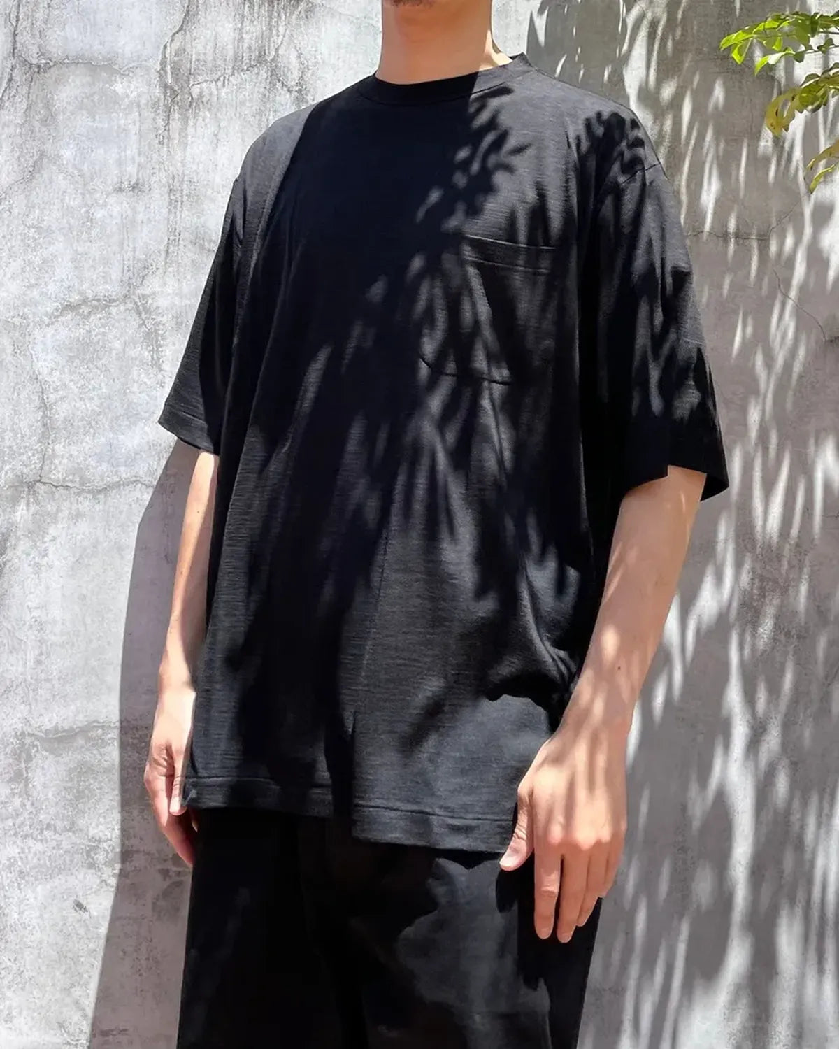 COMOLI / サマーウール 半袖Tシャツ (B01-05016)