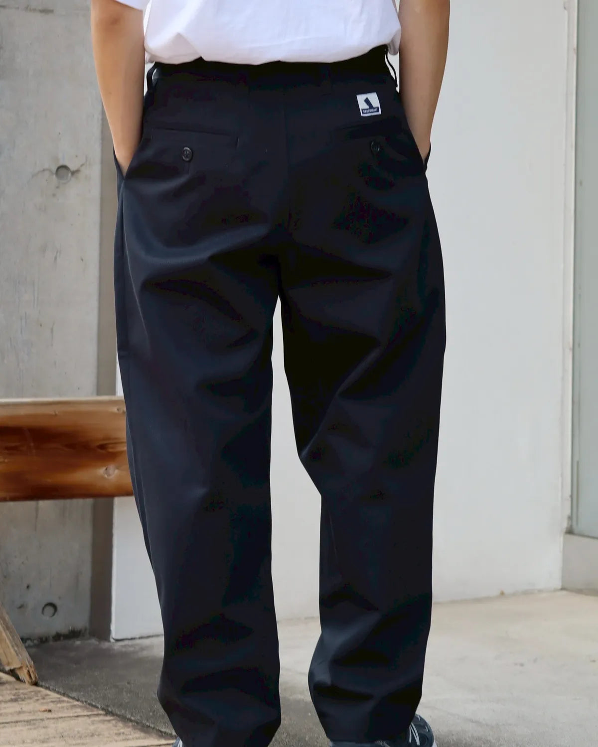 DESCENDANT / DC-3 ORGANIC COTTON TWILL TROUSERS (252TQDS-PTM01)