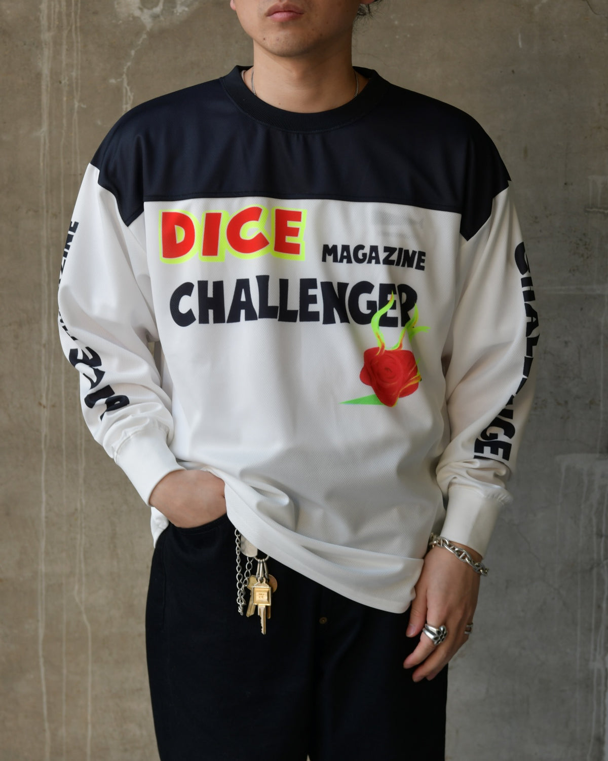 CHALLENGER(チャレンジャー) / × DicE Magazine L/S DRY DICE TEE CHALLENGER(チャレンジャー) / × DicE Magazine L/S DRY DICE TEE