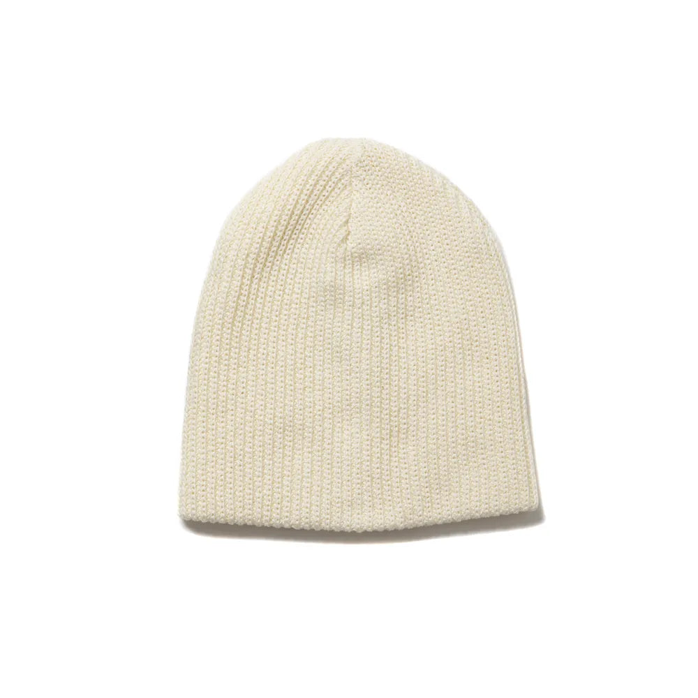 COOTIE PRODUCTIONS アイボリー ニット帽 COOTIE PRODUCTIONS（クーティー プロダクションズ）/ Rib Stitch