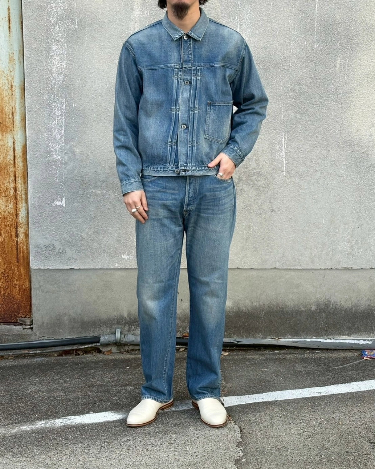 A.PRESSE / No.2 Washed Denim Pants (AP-4008)