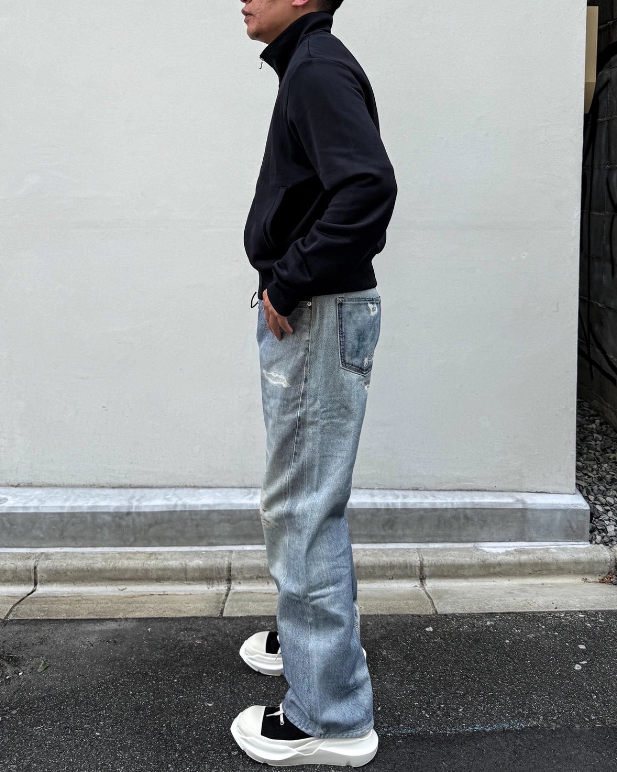 OUR LEGACY / MOB JACKET Prime Black True Track Jersey (M2256MP)