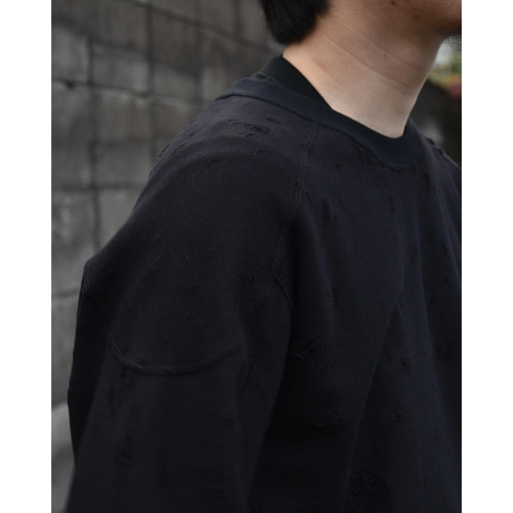 YOHJI YAMAMOTO / CREW NECK SWEAT (HP-T38-084-1)