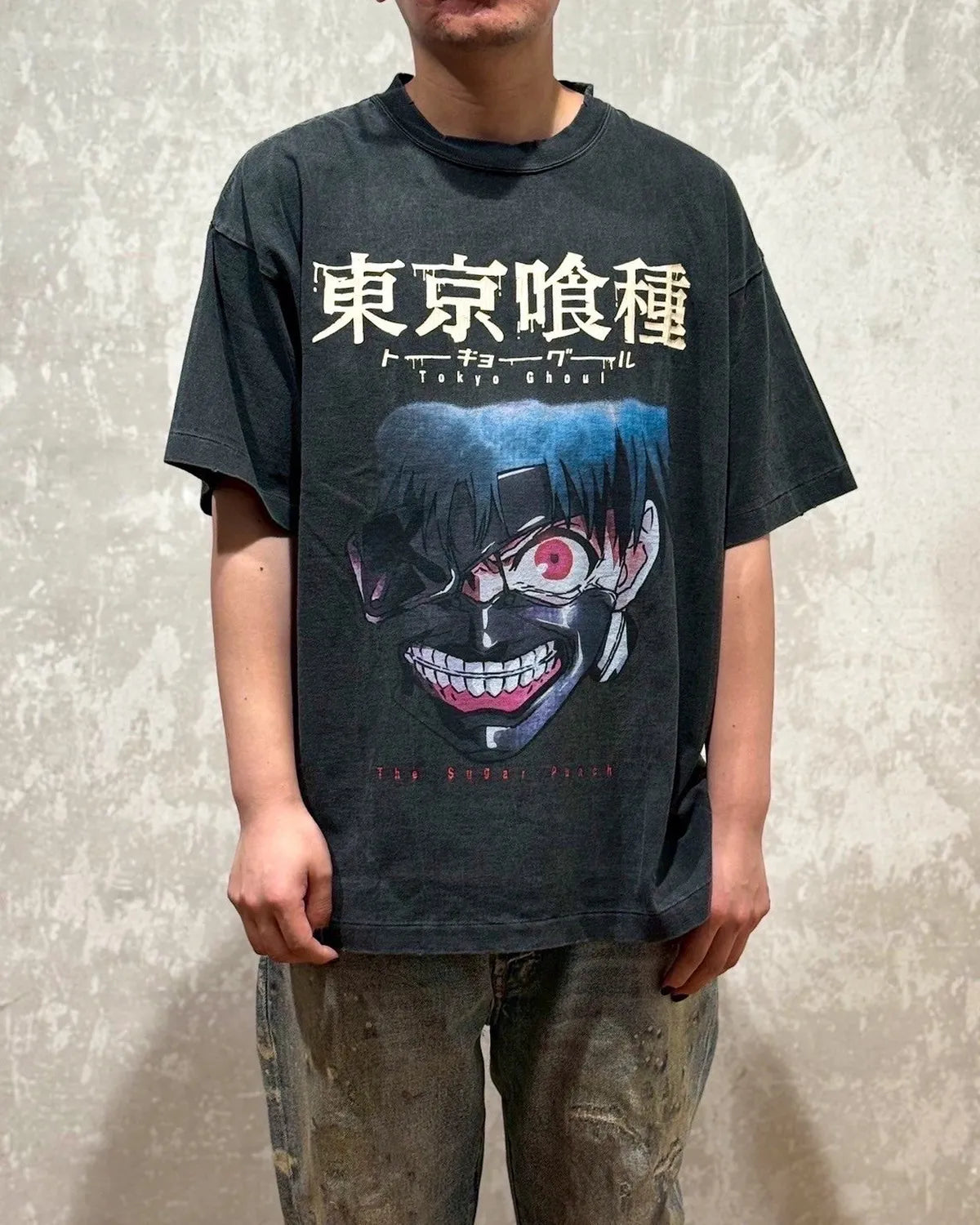 THE SUGAR PUNCH × 東京喰種 / S/S T-Shirt -KANEKI MASK (TTGM25SM001)