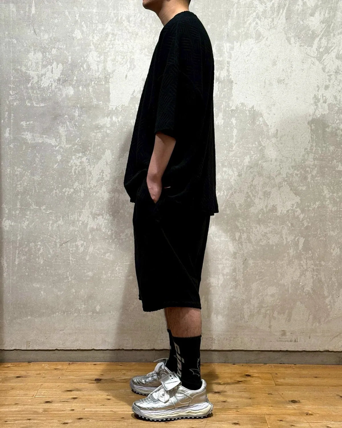 TIGHTBOOTH / CHECKER PLATE BIG SHORTS (00009088)