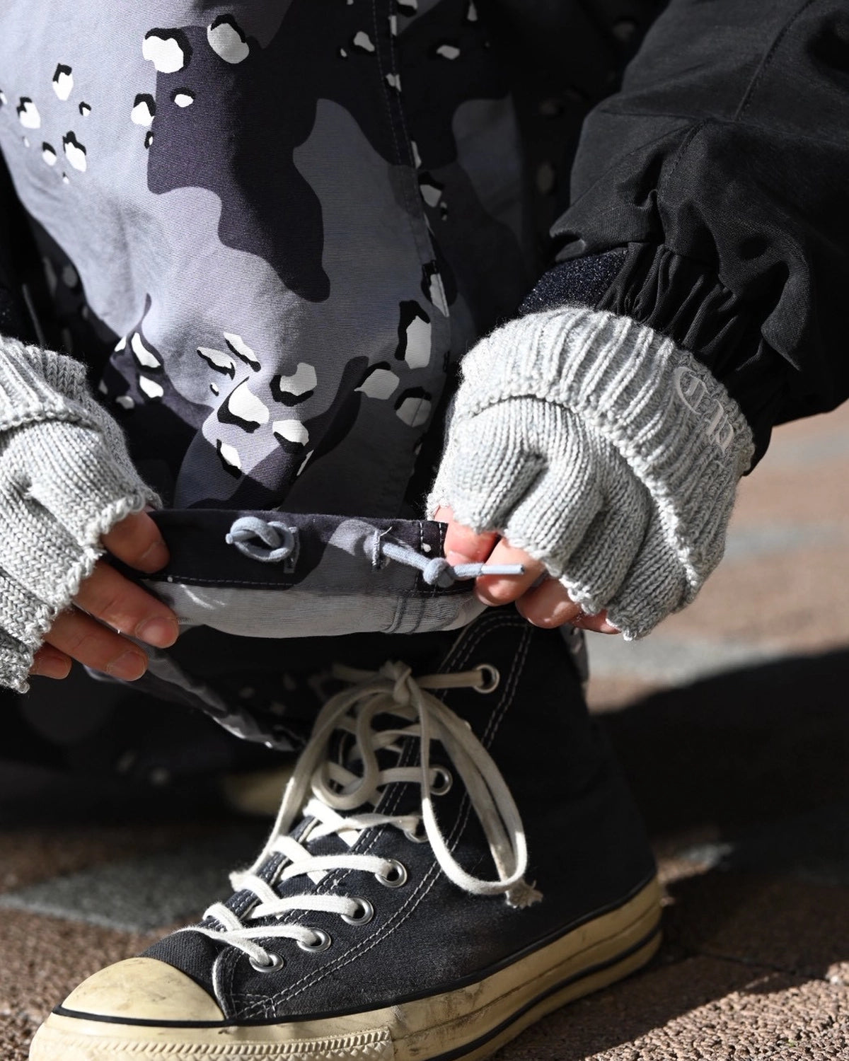 COOTIE PRODUCTIONS® / Camouflage Utility Wide Easy Pants (CTE-25A119)