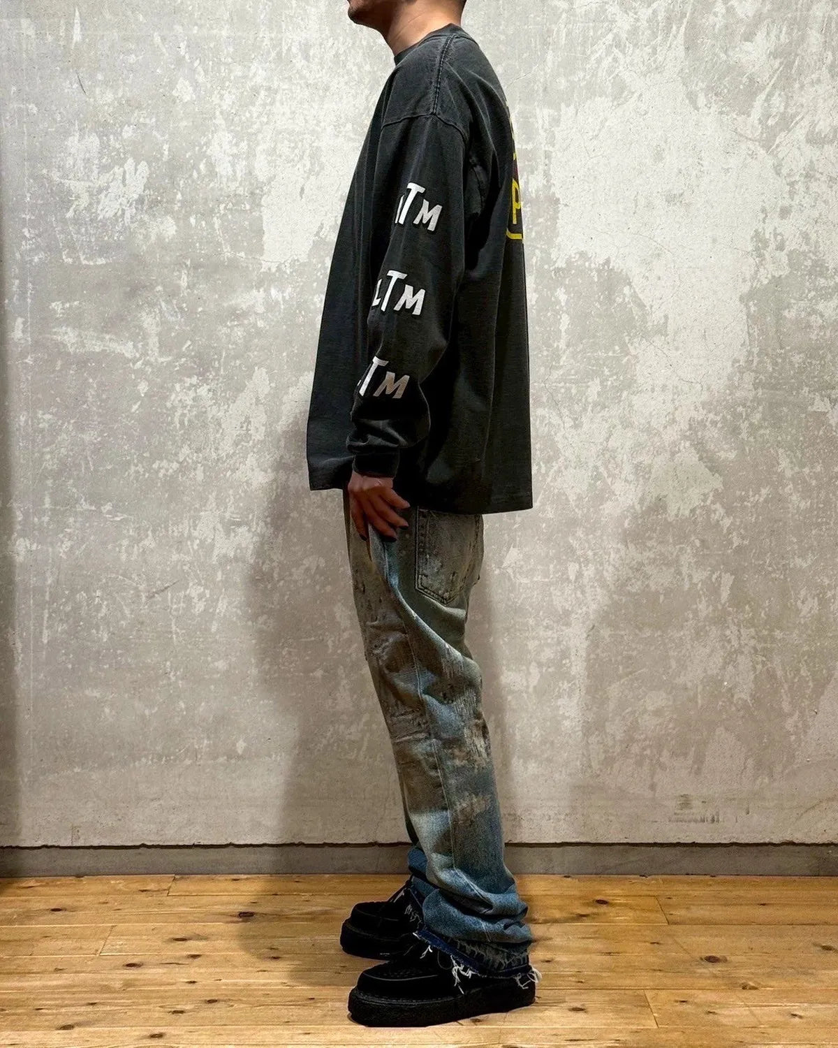 LASTMAN / LS PRINTED TEE ""LSMN"" (252LM-CT11)