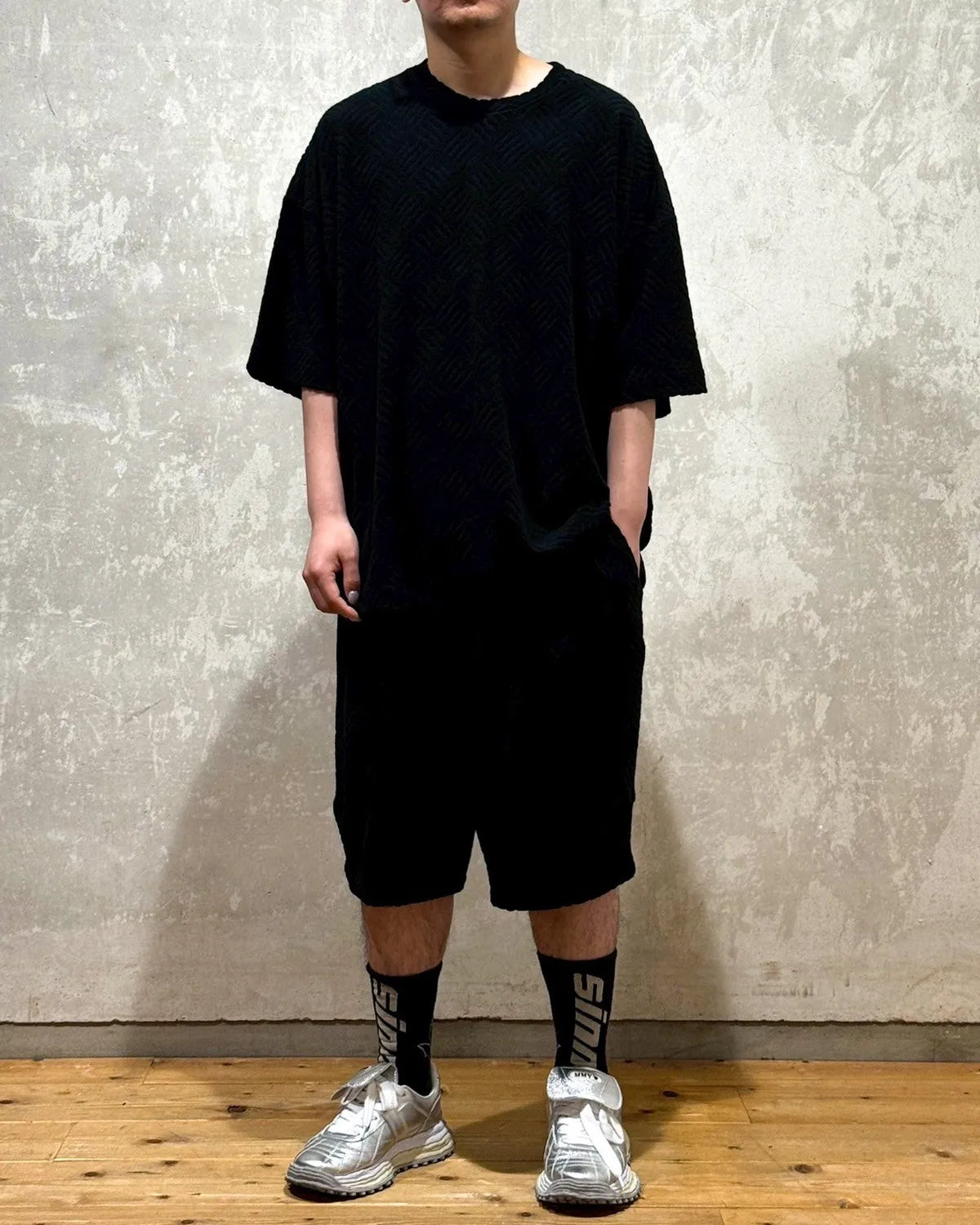 TIGHTBOOTH / CHECKER PLATE BIG SHORTS (00009088)
