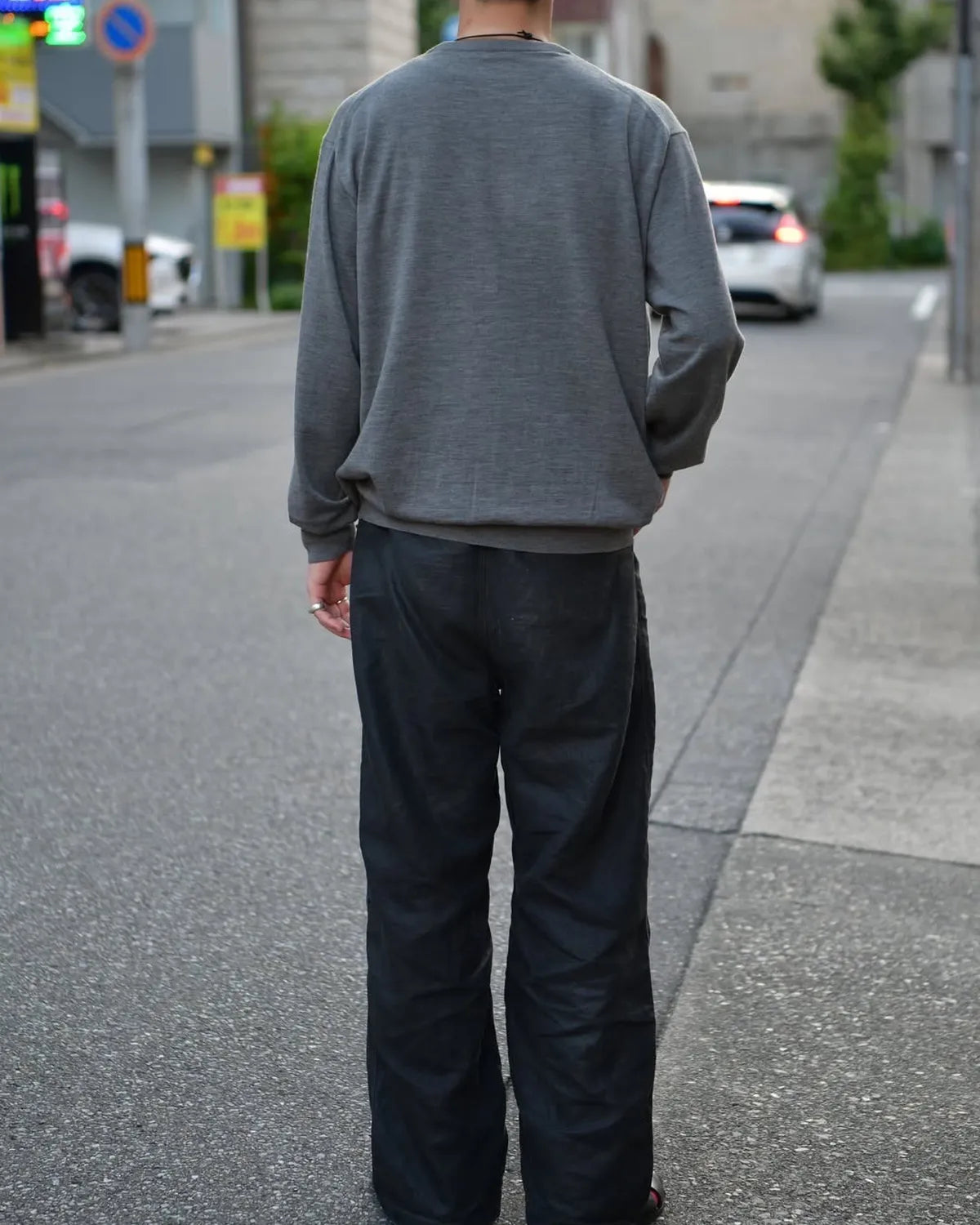 A.PRESSE / Wool Knit Henley Neck Sweater (25AAP-03-09)